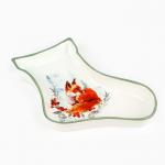Блюдо новогоднее «Лисичка», 20?15.5?3 см, ручная работа