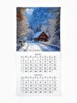 Календарь 2026 перекидной на скрепке 6 листов «Сияние» 29?29 см