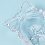 Блюдо «Новогоднее чудо. Колокол», 17.3?14.7?3.3 см, стекло, прозрачное