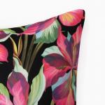 Подушка декоративная «Этель. Ирисы», 40?40 см, велюр