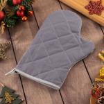 Варежка-прихватка New year 20?28 см, саржа, 100% хлопок, ватин 250 г/м?