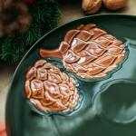 Блюдо новогоднее «Зимний лес», d=27 см