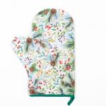 Варежка-прихватка «Этель» Christmas greetings, 20?27 см, саржа, хлопок 100%, ватин 250 г/м?