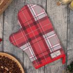 Варежка-прихватка новогодняя «Этель. Уютное Рождество», 20?28 см, 100% хлопок, ватин 250 г/м?