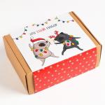 Набор подарочный «Этель. Твой набор», 5 предметов, полотенце 50?90 см, 30?60 см, мочалка, расчёска