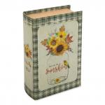"Gamma" BBK-01 шкатулка-книга 17 х 11 х 5 см №098 "Подсолнухи в банке"