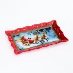 Блюдо на Новый год «Новогодняя сказка», 24.6?14.7 см