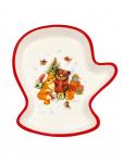 Блюдо новогоднее «Волшебного года», 20?17.5?3 см, ручная работа