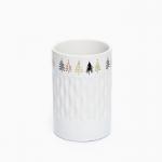 Кружка керамическая новогодняя «Ёлочки», 300 мл