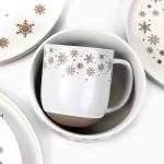 Блюдо новогоднее «Снежная сказка», d=27.3 см, ручная работа