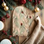 Варежка-прихватка новогодняя Spruce branches 20?28 см, 100% хлопок, саржа 190 г/м?, ватин 250 г/м?