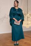 Костюм с юбкой Альсия (изумрудный) К14392-5М