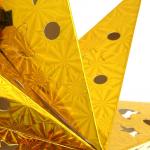 СНОУ БУМ Звезда 8-конечная 45 см, бумага, красный, золотой, 2 дизайна