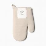 Варежка Этель «HOME», цвет бежевый, 26?16 см, 50%хл, 50%лен