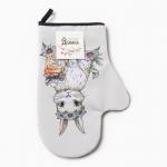 Варежка-прихватка «Доляна. Сладкой жизни», 20?28 см, 35% хлопок, 65% п/э, ватин 250 г/м?