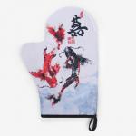 Варежка-прихватка «Доляна. Восток», 24?32 см, 35% хлопок, 65% п/э, ватин 250 г/м?