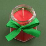 Ароматическая свеча новогодняя в банке «Исполнения заветной мечты», лесные ягоды, 5?5.5?5.5 см