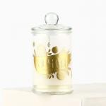 Ароматическая свеча новогодняя в банке «Мечты сбудутся», лаванда, 11.5?5.8 см