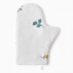 Варежка-прихватка «Этель. Полевые цветочки», 20?27 см, рогожка 176 г/м?, 100% хлопок