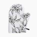 Варежка-прихватка «Доляна» Plant leaves 20?27 см, 100% хлопок, 250 г/м?