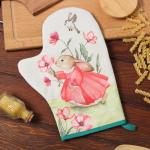 Варежка-прихватка «Этель. Кролик», 20?28 см, саржа, 100% х/л, ватин 250 г/м?