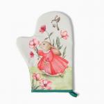 Варежка-прихватка «Этель. Кролик», 20?28 см, саржа, 100% х/л, ватин 250 г/м?