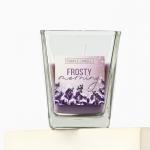 Ароматическая свеча новогодняя в стакане «Морозное утро», лаванда, 6.8?8 см