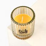 Ароматическая свеча новогодняя в стакане Aroma candle, апельсин, 7.5?8.6 см