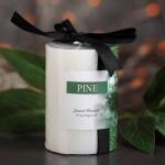 Ароматическая свеча-цилиндр «Кристаллический узор», хвойный, 5?7.5 см