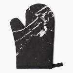 Варежка «Доляна», чёрная, 26?16 см, 100% п/э