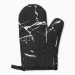 Варежка «Доляна», чёрная, 26?16 см, 100% п/э