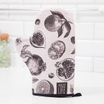 Варежка-прихватка «Healthy life» 20?28 см, саржа, 100% хлопок, ватин 250 г/м?