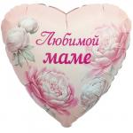 Воздушные шары фольгированные «Любимой маме», 5 шт.