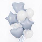 Воздушные шары фольгированные «Любимой маме», 5 шт.