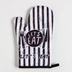 Варежка Доляна «Eat» 26?16 см, 100% п/э