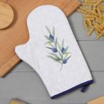 Варежка-прихватка «Этель. Олива», 20?28 см, саржа, 100% хлопок, ватин 250 г/м?