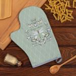 Варежка-прихватка «Vintage collection» 20?28 см, саржа, 100% хлопок, ватин 250 г/м?