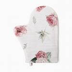 Варежка-прихватка «Этель» Bloom 20?27 см, 100% хлопок, 210 г/м?