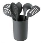 Комплект 6 аксессуаров д/кухни серый (12)