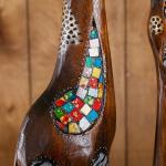 Интерьерный сувенир «Два жирафа - радуга», 100?19?8 см