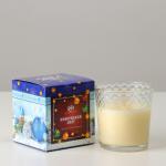 Ароматическая свеча в стакане «Новогодний снег», время горения 30 ч