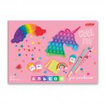 "Светоч" 32АЛСК4_4_3_9 Альбом для рисования, выборочный лак, 100 г/м2 A4 29 х 20.5 см 32 л. 5 шт. на скобе