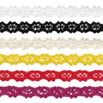 "Gamma" кружевная лента 10 мм HVK-23 в рулоне 22.8 м ± 0.5 СК/Распродажа