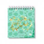 "Светоч" А165 Артбук (Скетчбук), блок белый, пластик. обл. 400 мкм, с тис.фольг.цвет.запечат.титул.лист, жест.подложка 100  г/м2 166*175 мм на гребне 80 л. 2 шт.