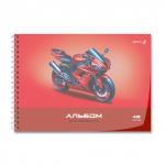 "Светоч" А207 Альбом для рисования, с пластик. обложкой 180 мкм., цветной титул лист 100 г/м2 A4 29 х 20.5 см 40 л. на гребне 5 шт.