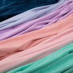 Ткань "Gamma" Микровелюр ФАСОВКА MCV 82\% полиэстер, 10\% хлопок, 8\% спандекс 150 х 160 см ± 2 см