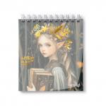 "Светоч" А165 Артбук (Скетчбук), блок белый, пластик. обл. 400 мкм, с тис.фольг.цвет.запечат.титул.лист, жест.подложка 100  г/м2 166*175 мм на гребне 80 л. 2 шт.