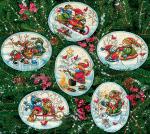 Набор для вышивания "DIMENSIONS" 08828   "Игривые снеговики"