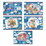 "Светоч" 32АЛСК4_2_3_9 Альбом для рисования, мат. ламинация, 100 г/м2 A4 29 х 20.5 см 32 л. 5 шт. на скобе