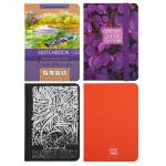 "Аква-колор" IZO-BK-1015 Скетчбук 120  г/м2 120  г/м2 14.8 х 10.4 см сшивка 80 л.